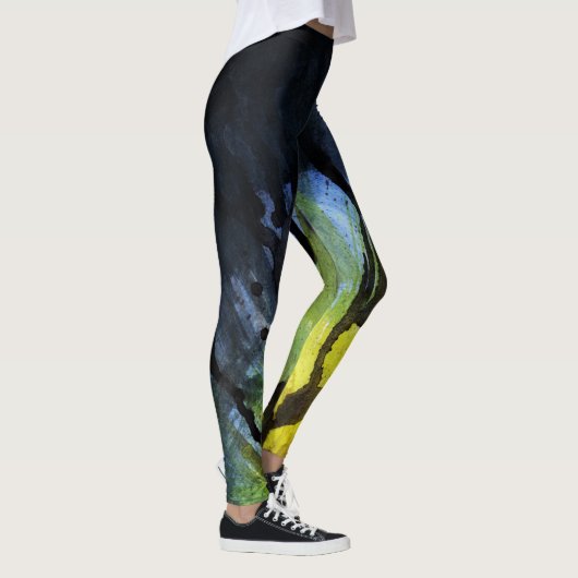 Watercolor-Leggings Leggings (Rechts)