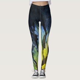 Watercolor-Leggings Leggings