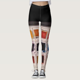 Watercolor-Leggings Leggings