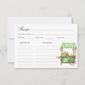 Watercolor lemon citrus Bridal shower (Vorderseite)