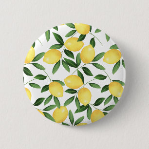 WATERCOLOR LEMONS BUTTON