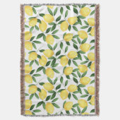 WATERCOLOR LEMONS DECKE (Vorderseite Vertikal)