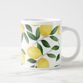 WATERCOLOR LEMONS Jumbo-Tasse (Rechts)