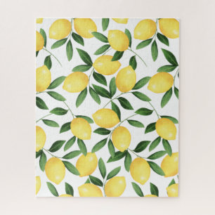 WATERCOLOR LEMONS PUZZLE
