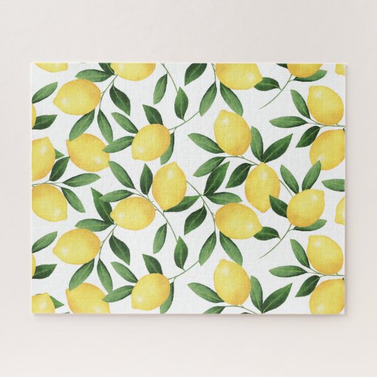 WATERCOLOR LEMONS PUZZLE (Horizontal)