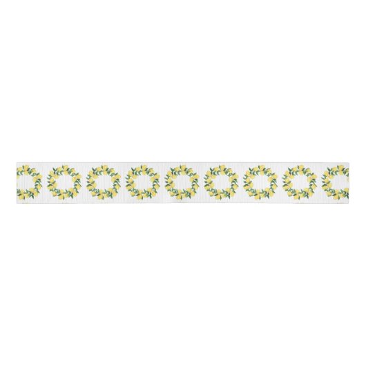WATERCOLOR LEMONS RIPSBAND (Vorderseite)