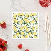 WATERCOLOR LEMONS SERVIETTE (Beispiel)