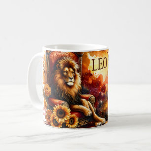 Watercolor Leo Kaffeetasse