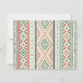 Watercolor Leopard Chic Nursery Note Card Einladung (Rückseite)