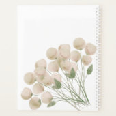 Watercolor Light Pink Florals Hochzeitsplaner Planer (Rückseite)