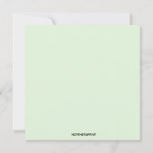 Watercolor Lila Wisteria Hochzeit Einladung (Rückseite)