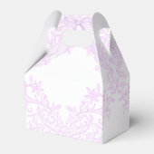  watercolor lilac design | Baptism Geschenkschachtel (Rückseite)