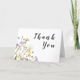 Watercolor Lilac Wedding Dankeskarte