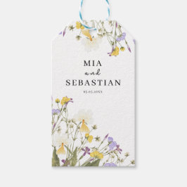 Watercolor Lilac Wedding Geschenkanhänger