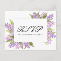 Watercolor Lilacs Bouquet Ein perfektes Wochenende