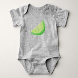 Watercolor Limon Baby Strampler