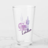 Watercolor London Glas (Vorderseite)