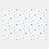 Watercolor London Pattern Geschenkpapier Set (Vorderseite 3)