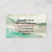 WATERCOLOR Loyalitätskarte Treuekarte (Rückseite)