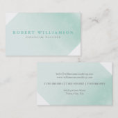 WATERCOLOR Luxus und modernes Design Visitenkarte (Vorne/Hinten)