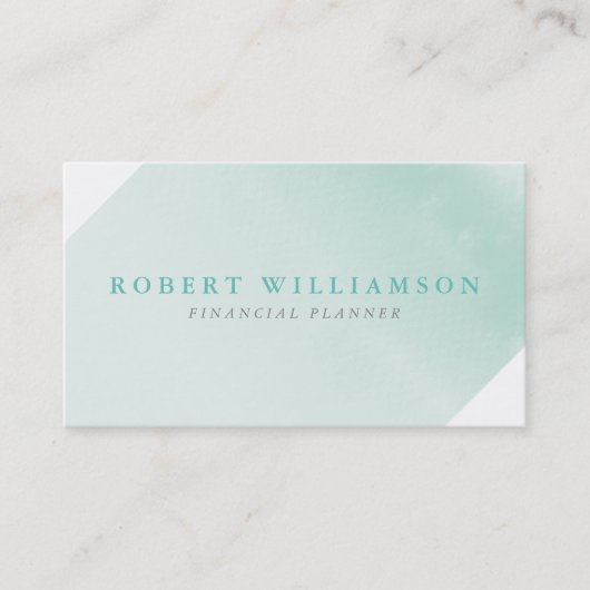 WATERCOLOR Luxus und modernes Design Visitenkarte (Vorderseite)