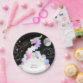 Watercolor Magic Dragon Birthday Pappteller (Party)