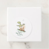 Watercolor Magic Dragon Mountain Boy Baby Dusche Geschenkanhänger (Beispiel)