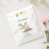 Watercolor Magic Dragon Mountain Boy Baby Dusche Geschenktütchen (Versiegelt)