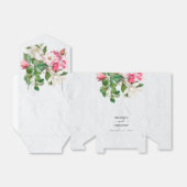 Watercolor Magnolia Blume Hochzeit Geschenkschachtel (Ungefaltet)