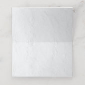 Watercolor Magnolia Blume Hochzeit Platzkarte (Innenseite Aufgefaltet)