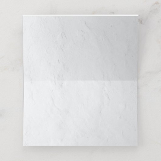 Watercolor Magnolia Blume Hochzeit Platzkarte (Innenseite Aufgefaltet)