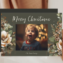 Watercolor Magnolia Garni