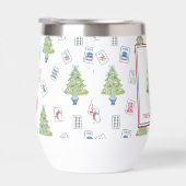 Watercolor Mahjong Christmas Tree Party (Rechts)