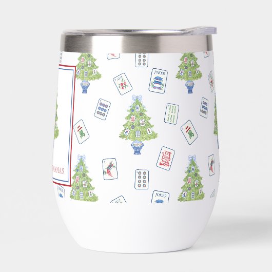 Watercolor Mahjong Christmas Tree Party (Links)