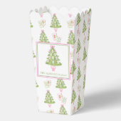 Watercolor Mahjong Christmas Tree Party Geschenkschachtel (Vorderseite)