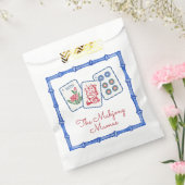 Watercolor Mahjong Tiles & Bows Enclosure Geschenktütchen (Versiegelt)