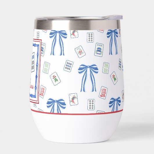 Watercolor Mahjong Tiles & Bows Party (Links)