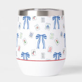 Watercolor Mahjong Tiles & Bows Party (Rückseite)