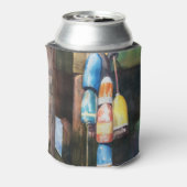 Watercolor Maine Hummer Buoy Coastal kann kühlen Dosenkühler (Kanne Rückseite)