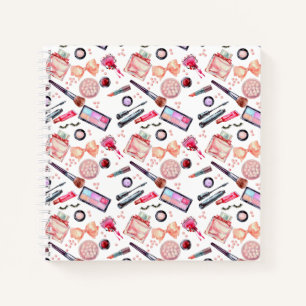 Watercolor-Makeup-Muster Notizblock