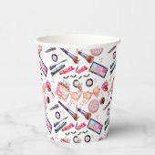Watercolor-Makeup-Muster Pappbecher (Rechts)