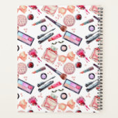 Watercolor-Makeup-Muster Planer (Rückseite)