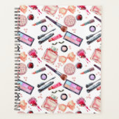 Watercolor-Makeup-Muster Planer (Vorderseite)