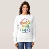 Watercolor-Makler-Modus Ein Sweatshirt Agent Gesch (Vorne ganz)