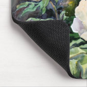 Watercolor-Malerei der schönen Blumen Mousepad (Ecke)