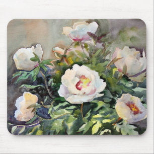 Watercolor-Malerei der schönen Blumen Mousepad