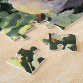 Watercolor-Malerei der schönen Blumen Puzzle (Seite)