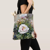 Watercolor-Malerei der schönen Blumen Tasche (Von Nahem)