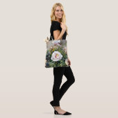 Watercolor-Malerei der schönen Blumen Tasche (Am Model)