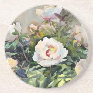 Watercolor-Malerei der schönen Blumen Untersetzer